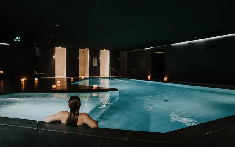 Mujer en Spa