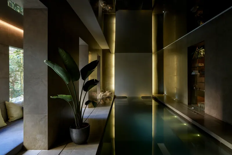 Spa at a luxury hotel