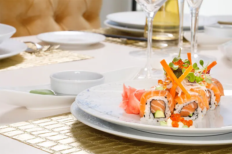 Gourmet-Dinner in einem Luxushotel
